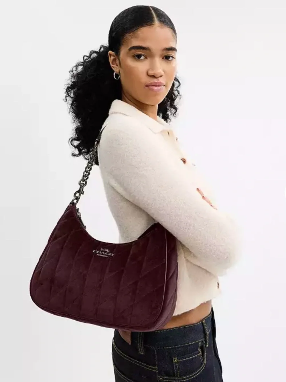 NWT  Coach Teri Hobo Bag with Quilting